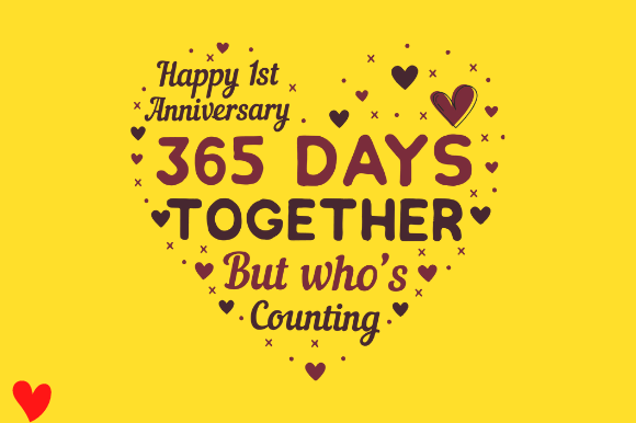 CELEBRATE 1ST WEDDING ANNIVERSARY