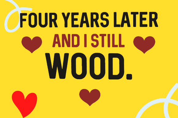 FUNNY 4TH ANNIVERSARY GIFT Graphics