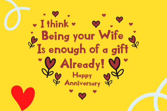FUNNY ANNIVERSARY GIFT for WIFE Graphics
