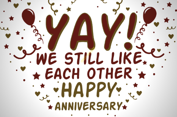 FUNNY ANNIVERSARY GIFT HEART