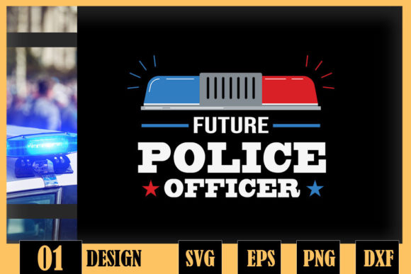 Future Police Officer Police Lamp Graphics and Crafts