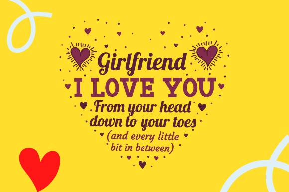 GIRLFRIEND I LOVE YOU SIGNS Graphics