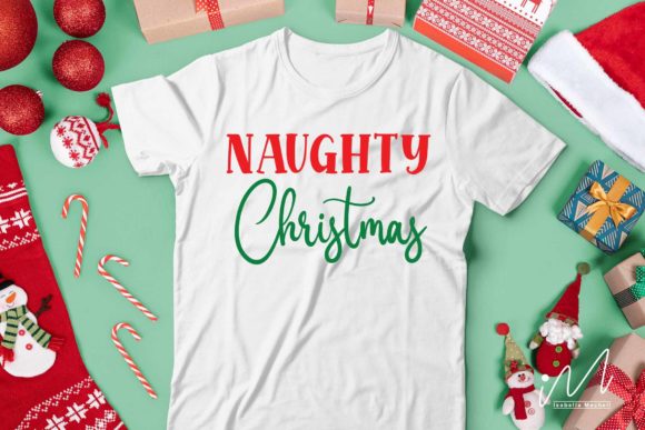Naughty Christmas Svg: Graphics for Crafts & Small Business
