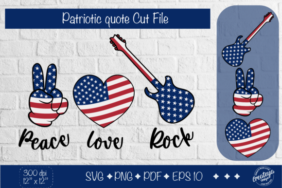 Patriotic SVG Quotes, Heart Flag Svg: Graphics for Crafts