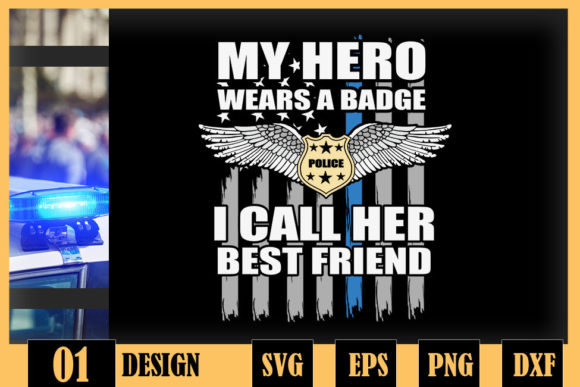 Police Badge Best Friend Police Officer