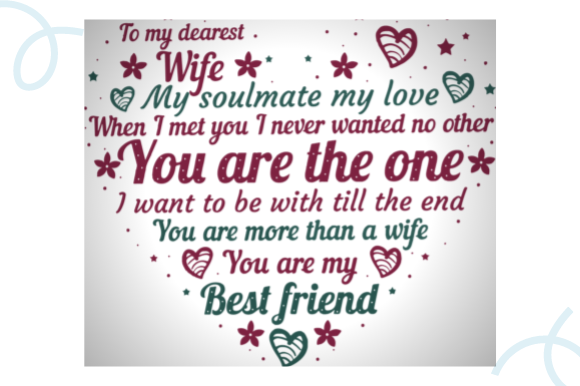 RELATIONSHIP GIFT for WIFE HEART Graphics