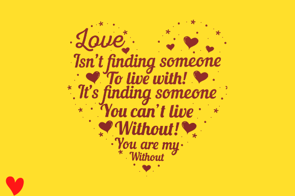 VALENTINES ANNIVERSARY HEART RELATION