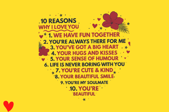 Valentines Day Anniversary Heart Design